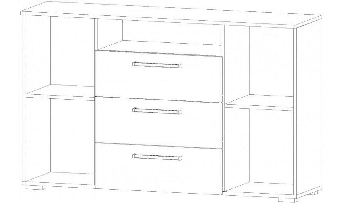 ВЕРОНА Комод (Венге/Анкор светлый) | фото 2