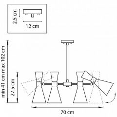 Люстра на штанге Lightstar Dumo 816066 | фото 2