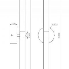 Бра Maytoni Axis MOD106WL-L16B3K | фото 3