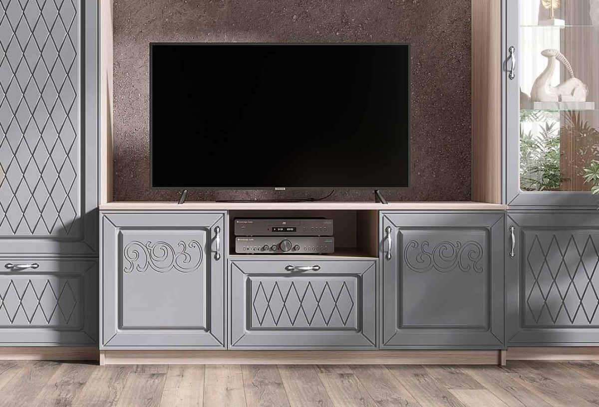 Модульная гостиная Париж (ясень шимо свет/серый софт премиум) | фото 8