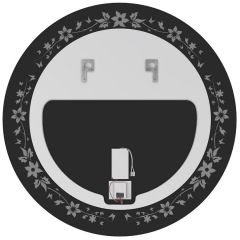 Зеркало Амстердам CR 700х700 LED Sansa (GL7026Z) | фото 4