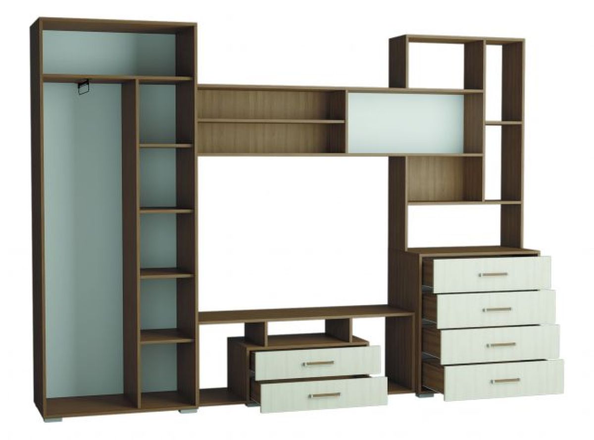 Гостиная ЕВРОПА-1 (Венге/Дуб молочный) | фото 2