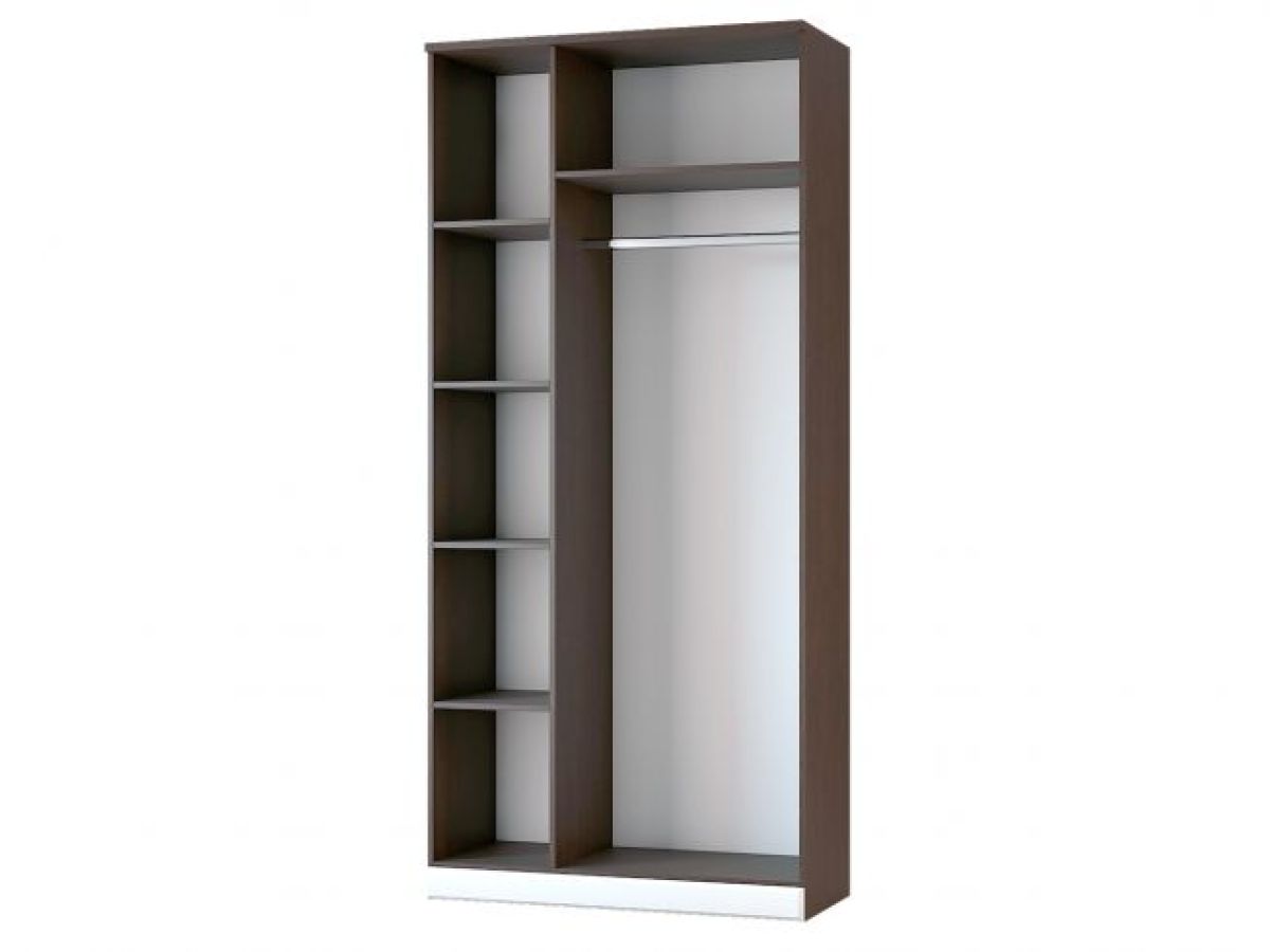 Шкаф 3-х ств НКМ ВЕНЕЦИЯ-1 Секция- 8 (Дуб сонома/Белое дерево) | фото 2