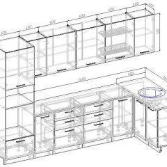 Кухонный гарнитур угловой Демо 3200х1400 (Стол. 26мм) | фото 2