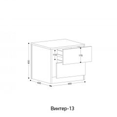 ВИНТЕР - 12 Тумба прикроватная | фото 2